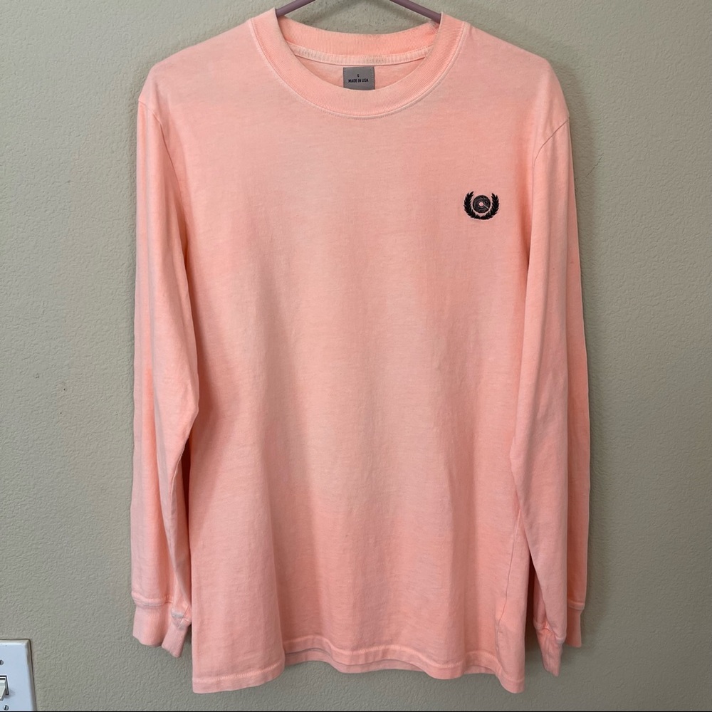 Yeezy Season Calabasas Long Sleeve T-shirt in Neon Orange